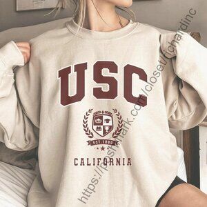 University of southern california sweatshirt shirt sand vtg 1880